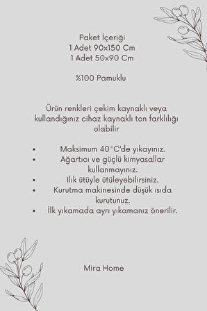 2 Parça Banyo Havlu Takımı &amp;#37;100 Pamuklu Çubuk Desen Vişne