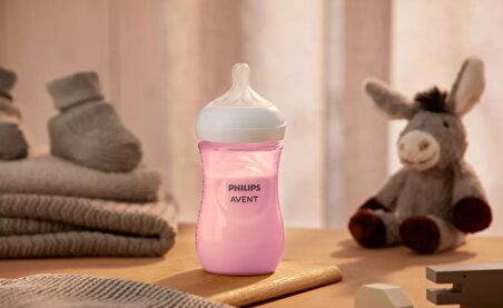 Philips Avent Natural Response PP Pembe Biberon 1+ Ay 260 ml SCY903/11