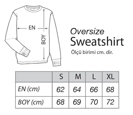 Big Bros Oversize Sweatshirt Kırmızı