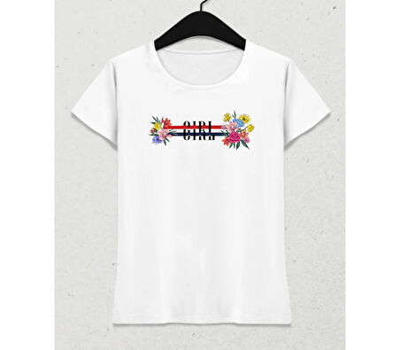 Bold Blooming – Summer Vibe T-Shirt Beyaz