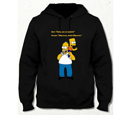 Baba Sen En İyisin! Kapüşonlu Sweatshirt