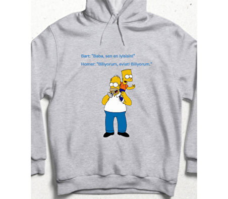 Baba Sen En İyisin! Kapüşonlu Sweatshirt