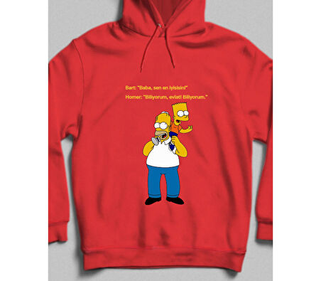 Baba Sen En İyisin! Kapüşonlu Sweatshirt