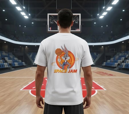 Orbit Dunker Oversize Unisex T-shirt Beyaz