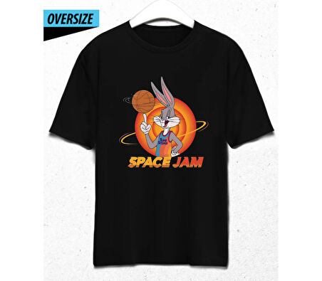 Orbit Dunker Oversize Unisex T-shirt Siyah