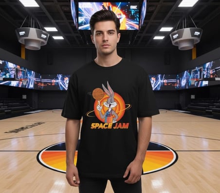 Orbit Dunker Oversize Unisex T-shirt Siyah