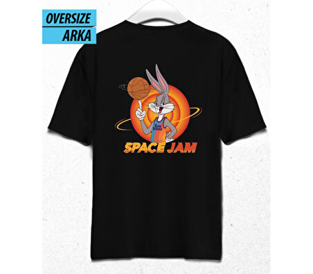 Orbit Dunker Oversize Unisex T-shirt Siyah
