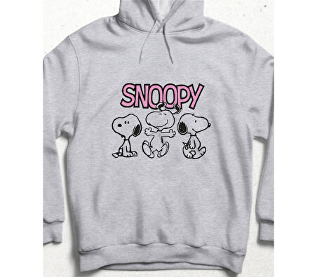 Chill Like Snoopy Unisex Sweatshirt Gri