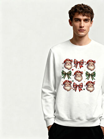 Retro Christmas Santa Sweatshirt