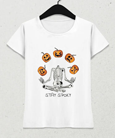 Halloween: Stay Spooky Kadın Tişört