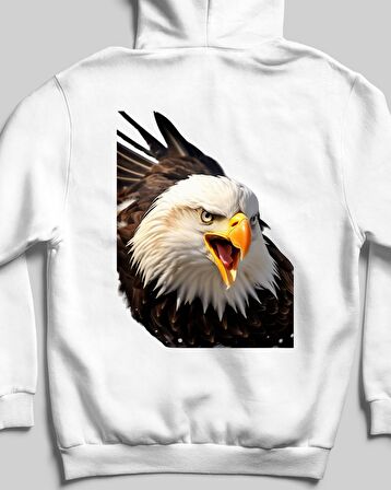 Kartal - Beşiktaş - BJK - Agle Özel Tasarım Taraftar Sweatshirt ( M Beden ) Ön-Arka Baskılı