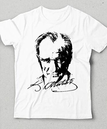 Atatürk Baskılı Özel Tasarım Çocuk T-Shirt (1-2 Yaş)