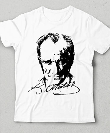 Atatürk Baskılı Özel Tasarım Çocuk T-Shirt