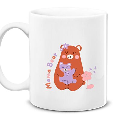 Mama Bear Özel Tasarım Kupa