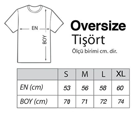 Stuck on You – Kaktüs Edition Oversize Unisex T-Shirt Beyaz