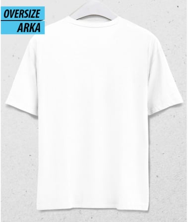 Zamansız Mekanik – Geleceğin Aşkı, Bugünün Hikayesi! Oversize T-Shirt Beyaz