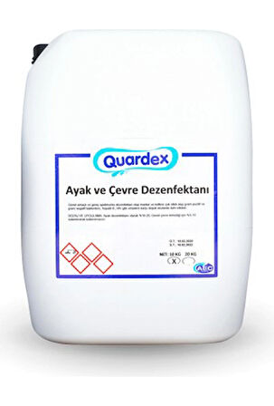 QUARDEX AYAK VE ÇEVRE DEZENFEKTAN 10 KG