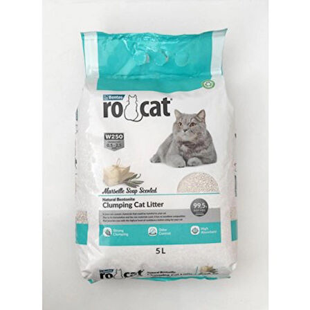 ROCAT NUTUREL MARSEİLLE SABUN KOKULU KEDİ KUMU 5LT