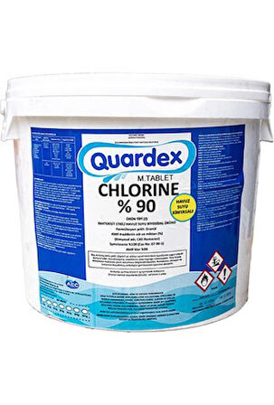 QUARDEX % 90LİK GRANÜL AKTİF KLOR PLASTİK AMBALAJ 10 KG