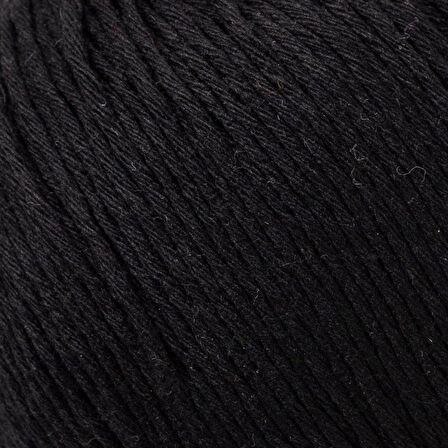  Natural Cotton Siyah El Örgü İpi - R004 - 33908