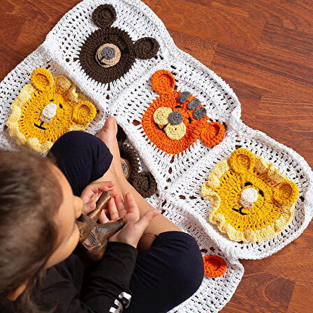  Natural Cotton Bebe Mavi El Örgü İpi - R090 - 33921
