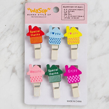  Dekoratif Ev desenli mandal 6 lı