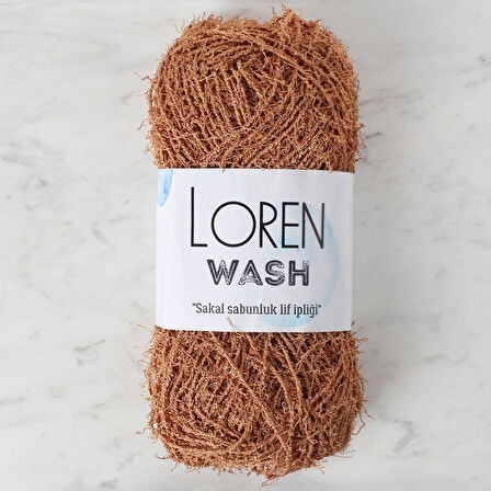 Wash Kahverengi El Örgü İpi - R144 - 34035