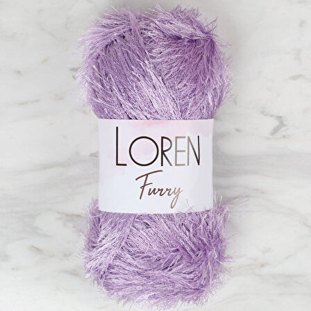  Furry Lila El Örgü İpi - RF009 - 34047