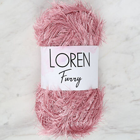  Furry Gül Kurusu El Örgü İpi - RF028