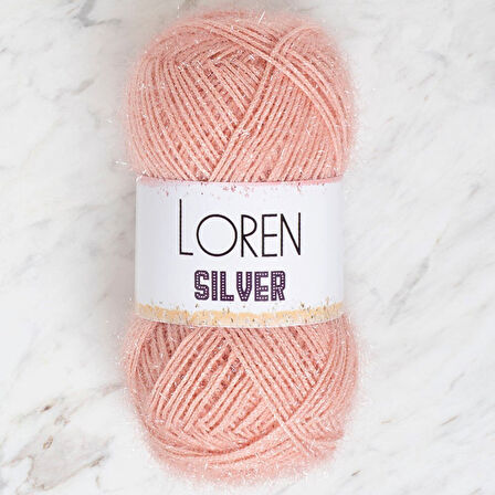  Silver Pudra Pembe El Örgü İpi - RS0040 - 34079