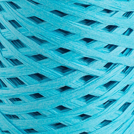  Natural Raffia 90 gr Turkuaz Kağıt İp - 20