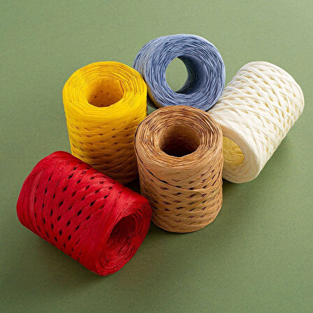  Natural Raffia 90 gr Bej Kağıt İp - 71