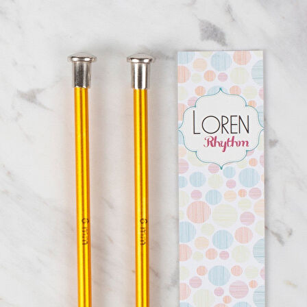  Rythm 6mm Sarı Renkli Metal Örgü Şişi
