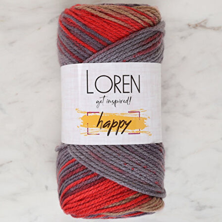  Happy Ebruli El Örgü İpi - RH006 - 34291