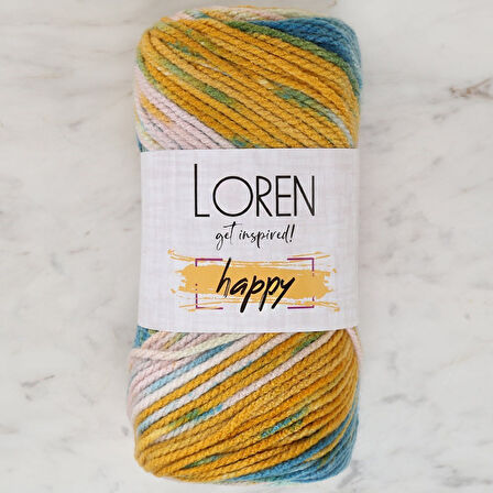  Happy Ebruli El Örgü İpi - RH019 - 34304