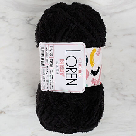  Mery Siyah El Örgü İpi - M403 - 34311