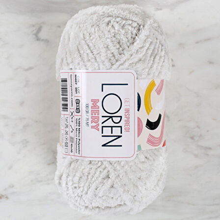  Mery Gri El Örgü İpi - M407 - 34314