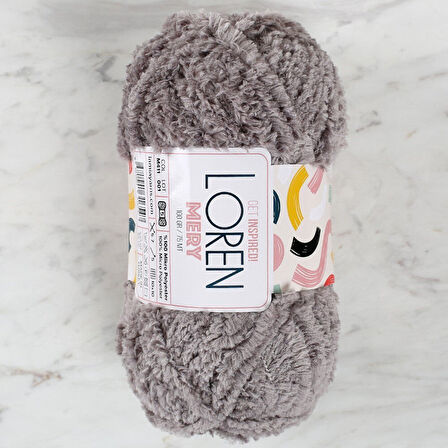  Mery Gri El Örgü İpi - M411 - 34317