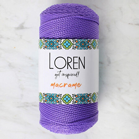  Macrame Mor El Örgü İpi - RM 0141 - 34346