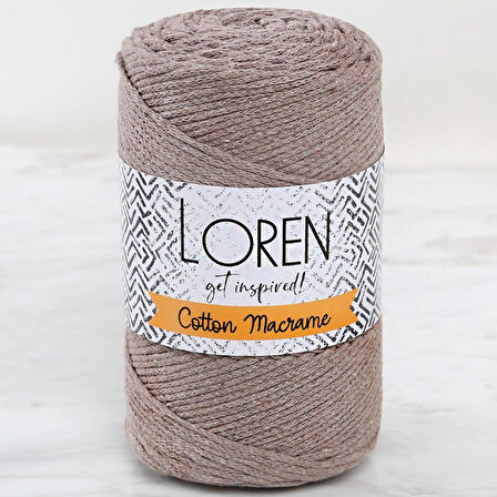  Cotton Macrame Bej - R143 - 34365