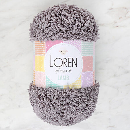  Lamb Gri El Örgü İpi - R025