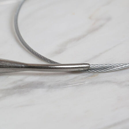  Crafts 7 mm Çelik Misinalı Şiş 60 cm