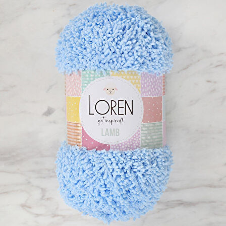  Lamb Bebe Mavi El Örgü İpi - R040