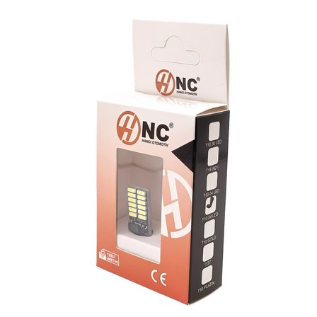 24 Ledli Dipsiz T10 Park Ampulü Beyaz Işık (2 Adet) 24 Volt