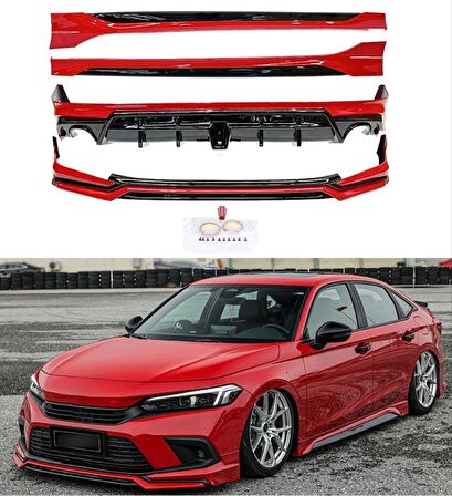 CIVIC FE1 2022 IÇIN UYUMLU  BODY KIT (EGZOZ DAHİL)