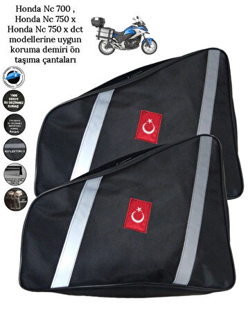 SEVBAGS HONDA NC 700 SERİSİ UYUMLU MOTOSİKLET ÖN KORUMA DEMİRİ AVADANLIK ÇANTALARI