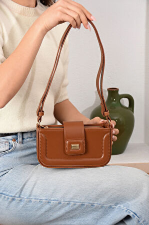 Kadın Şık Tasarımlı Omuzdan Asmalı Ayarlanabilir Kaliteli İşçilikli Çanta