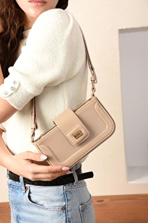 Kadın Şık Tasarımlı Omuzdan Asmalı Ayarlanabilir Kaliteli İşçilikli Çanta