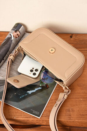 Kadın Şık Tasarımlı Omuzdan Asmalı Ayarlanabilir Kaliteli İşçilikli Çanta