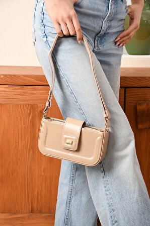 Kadın Şık Tasarımlı Omuzdan Asmalı Ayarlanabilir Kaliteli İşçilikli Çanta